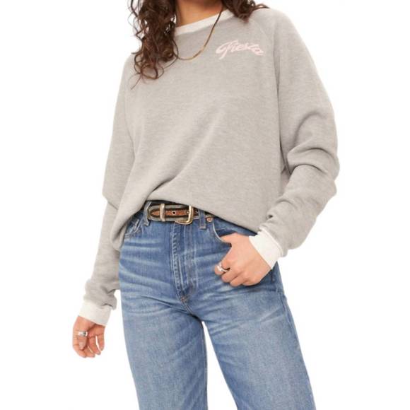 NEW PROJECT SOCIAL T fiesta/siesta reversible sweatshirt in grey - Picture 1 of 6